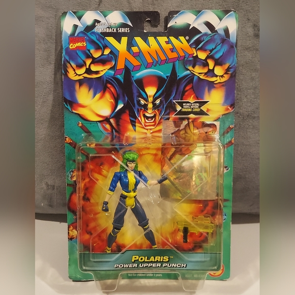 NEW 3 VINTAGE MARVEL X-MEN FEMALE ACTION FIGURES ELECTRA, POLARIS, DOMINO - Picture 10 of 13